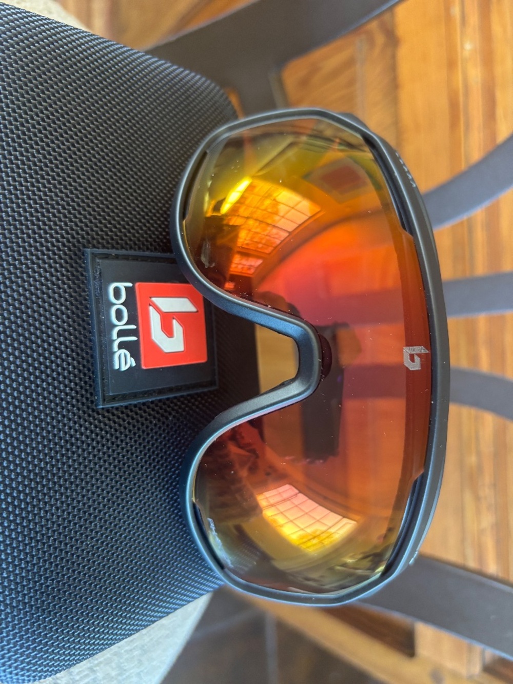Bolle Chronoshield Sunglasses with Black Case and Pouch - Picture 2 of 3